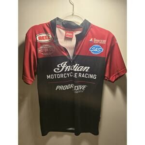 Indian Motorcycle Racing Progressive Amer Flat Track short sleeve cycling jersey